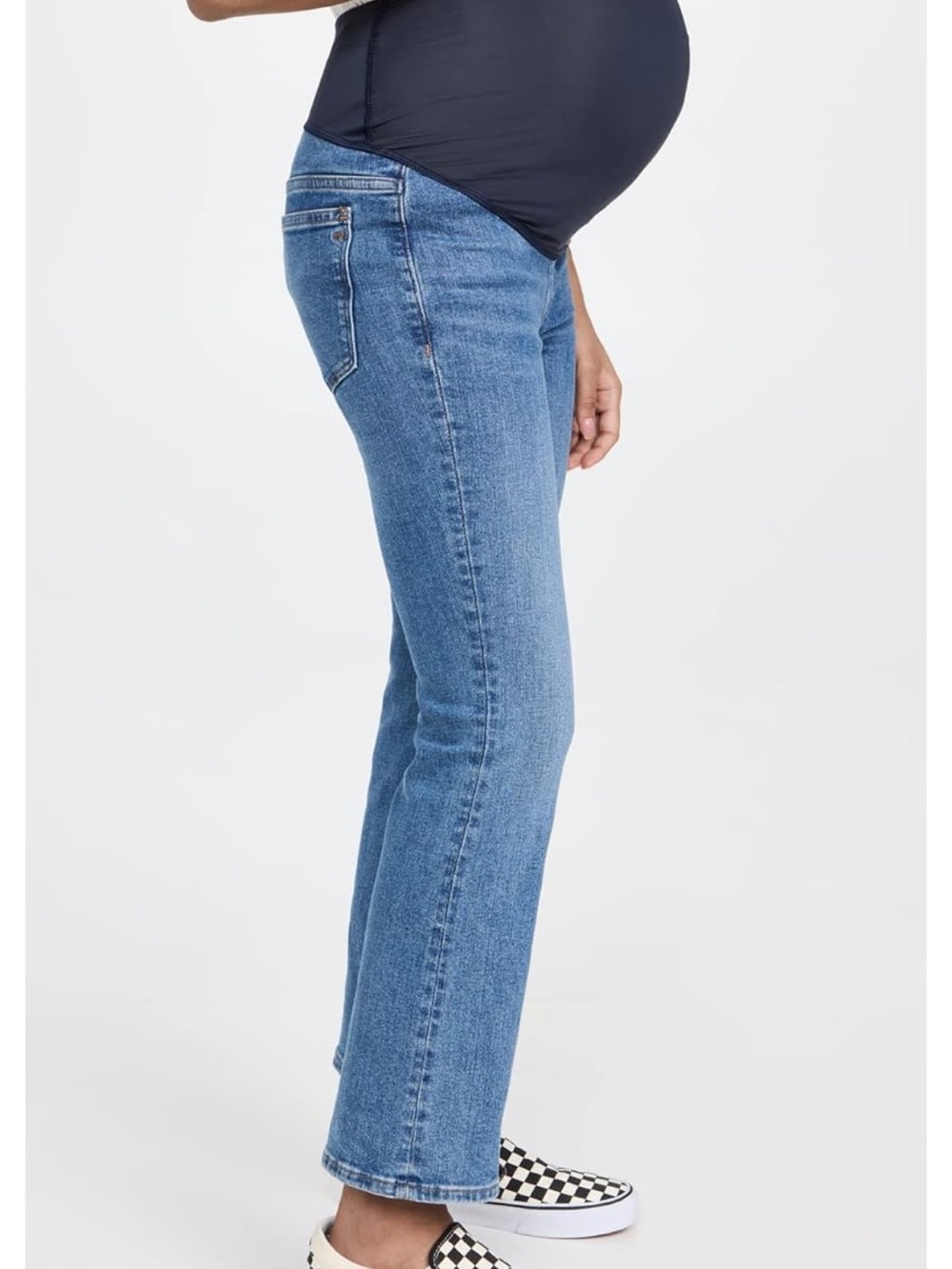 Madewell Over-The-Belly Maternity Blue Ankle Cut Jeans - Size 29